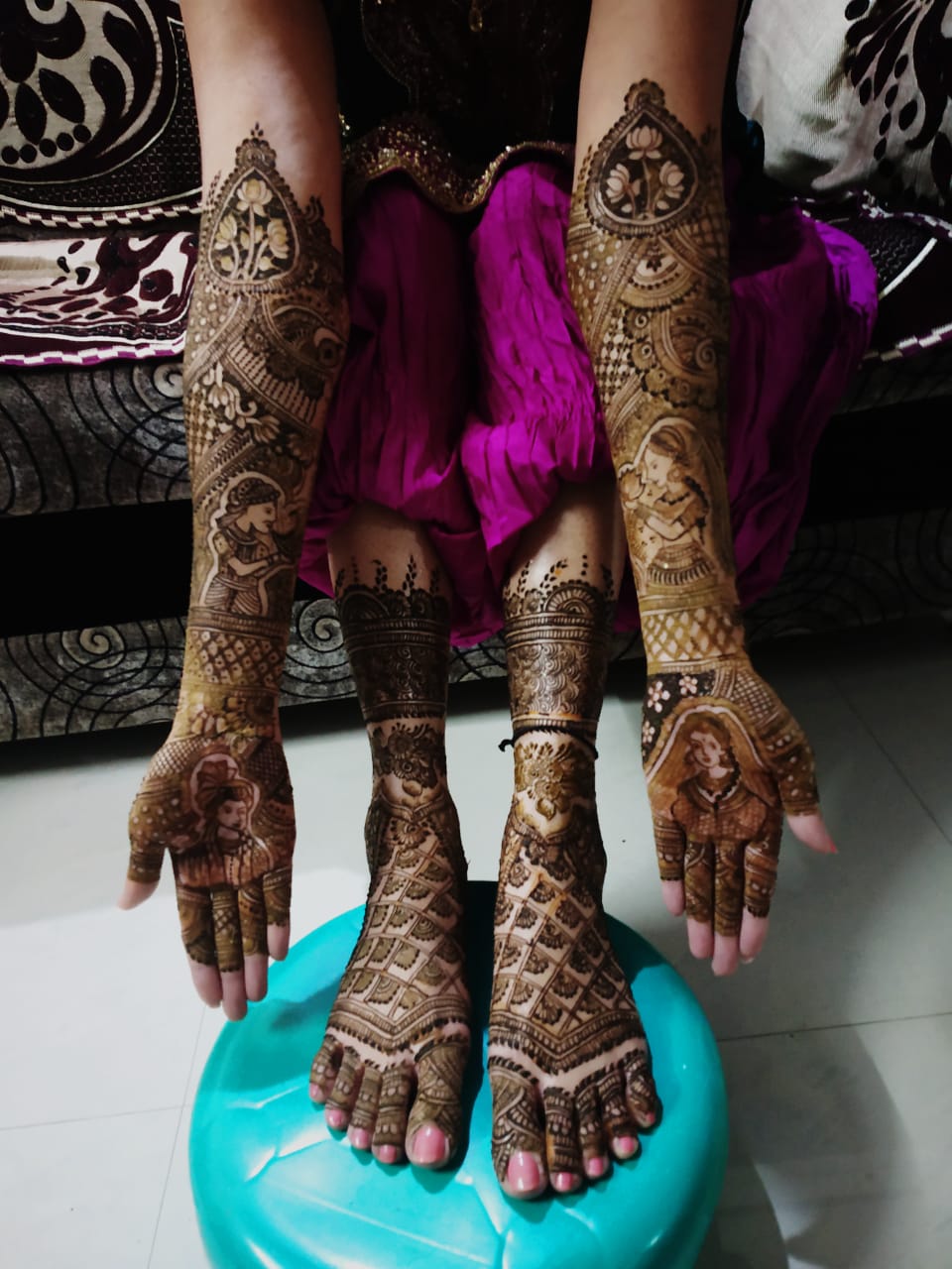 Royal mehandi art